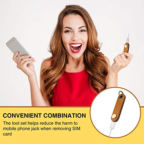 image for Weewooday 20 Pcs Sim Card Removal Tool Universal Sim Card Pin Card Tra