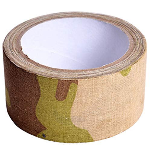 Fuwok Nastro adesivo mimetico per mountain bike e caccia, 10 m x 5 cm, Deserto