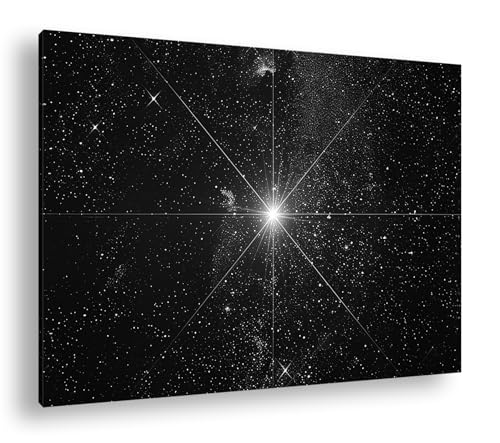 Image sur toile noire et blanche deyoli grand format 120x80cm