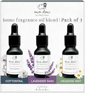 Essential Oil for Dryer Balls Bundle, 3 Pack 15ml Lavender Rain, Cottontail & Meadow Mist Natural Laundry Fragrance Oils Fresh Scent for Diffusers Candle Making Multi-Use for Home & DIY