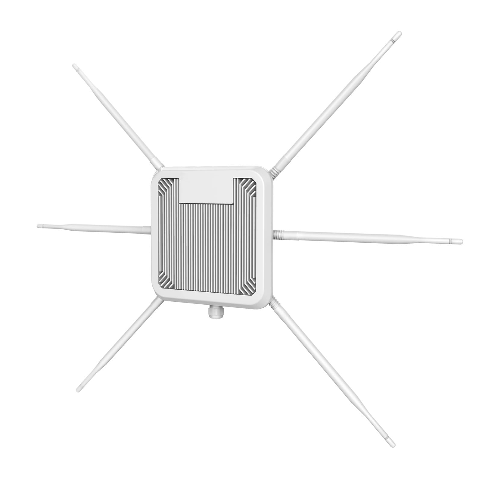 Generic Router Wireless con Antenne Ad Alto Guadagno Design Impermeabile e velocità Elevata per Uso Esterno in Ufficio Domestico (Spina europea)