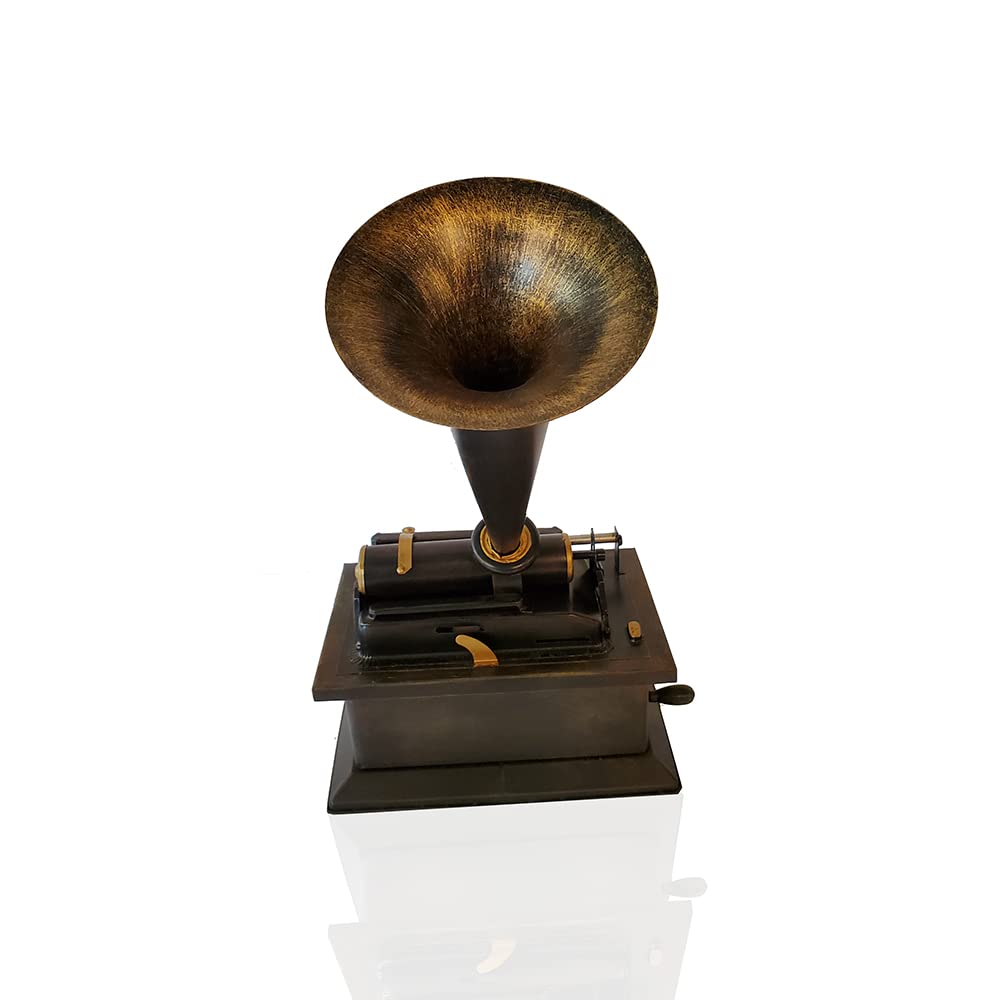 Old Modern Handicrafts 1901 Edison Standard Model A Phonograph Display-Only - Model Made from Iron - A Glimpse into The Past - 10