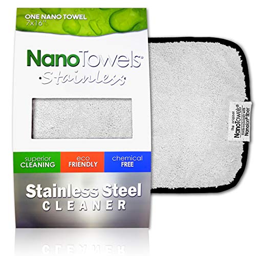 Comparison: Best Cloth For Cleaning Stainless Steel Nano Towels Stainless Steel Cleaner | The Amazing Chemical Free Stainless Steel Cleaning Reusable Wipe Cloth | Kid & Pet Safe | 7x16 (1 pc)
