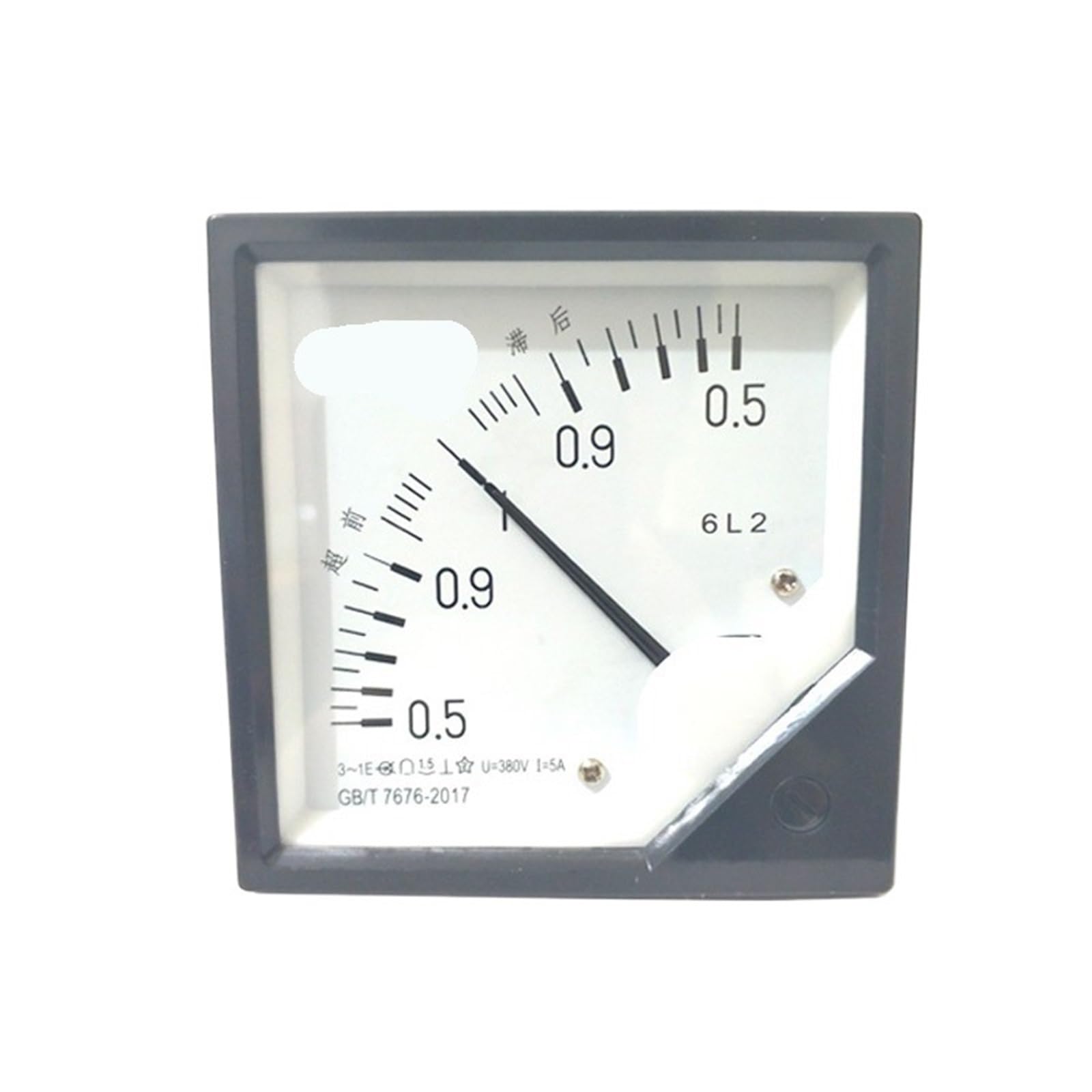 Indicateur cosinus phi 6L2 AC COS 5A tableau de mesure triphasé 380V - 6