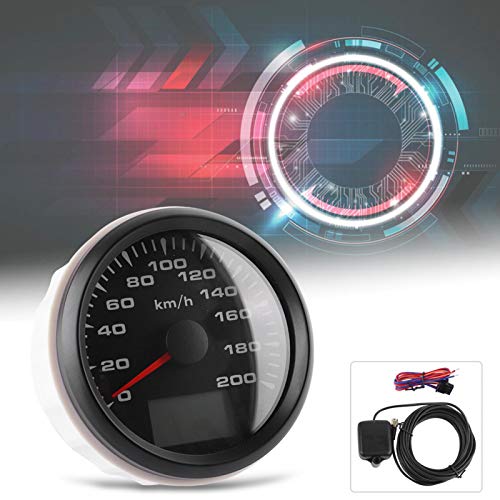 Sensitive Speedometer 200km / h, Speedometer 200km / h Speedometer Boat for Motorcycle Buggy Mainstr