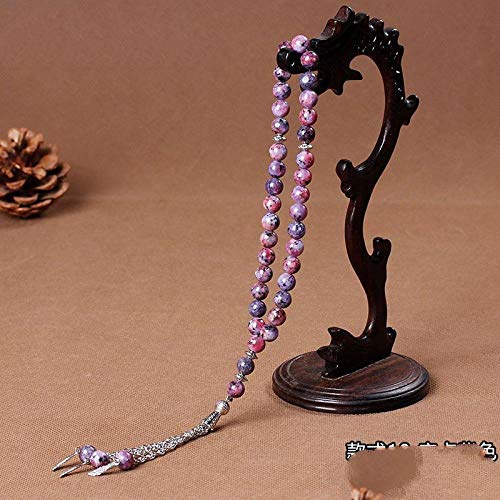 Bracelet musulman en pierre naturelle et perles multicouches