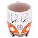 Volkswagen - Orange Ceramic Shaped Coffee Mug/Cup (VW Camper Van) By Giftbrit