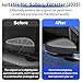 LUNQIN Chrome Carbon Fiber Car Side Door Mirror Trim Cover for Subaru Forester 2025 2026 Auto Exterior Decorations Accessories Rearview Anti Scratch Protection Panel