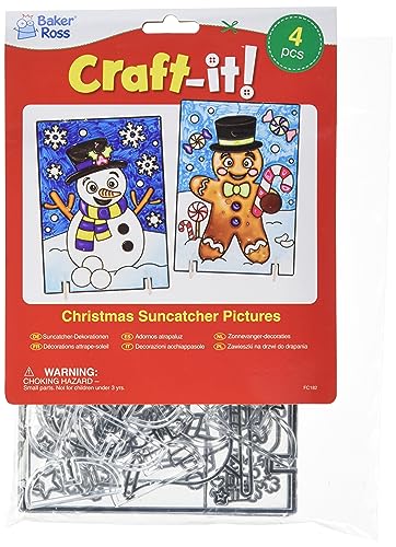 Baker Ross FC182 Immagini Natalizie da Colorare