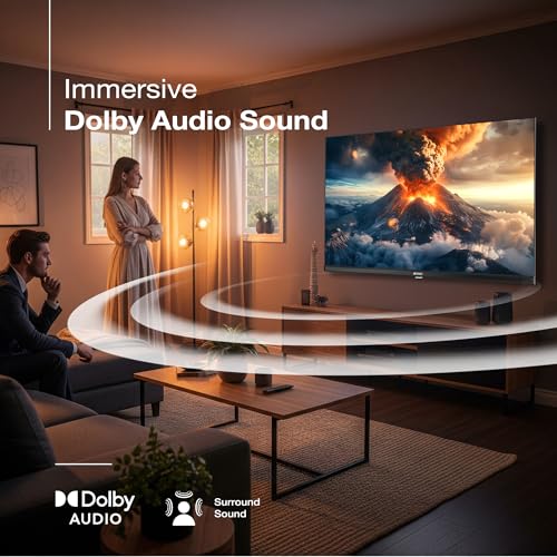 Image of Sansui 80cm (32) HD Ready Smart Coolita TV with A+ Panel, Dolby Audio, Surround Sound, 60Hz Refresh Rate JSWP32CSHD (Black)