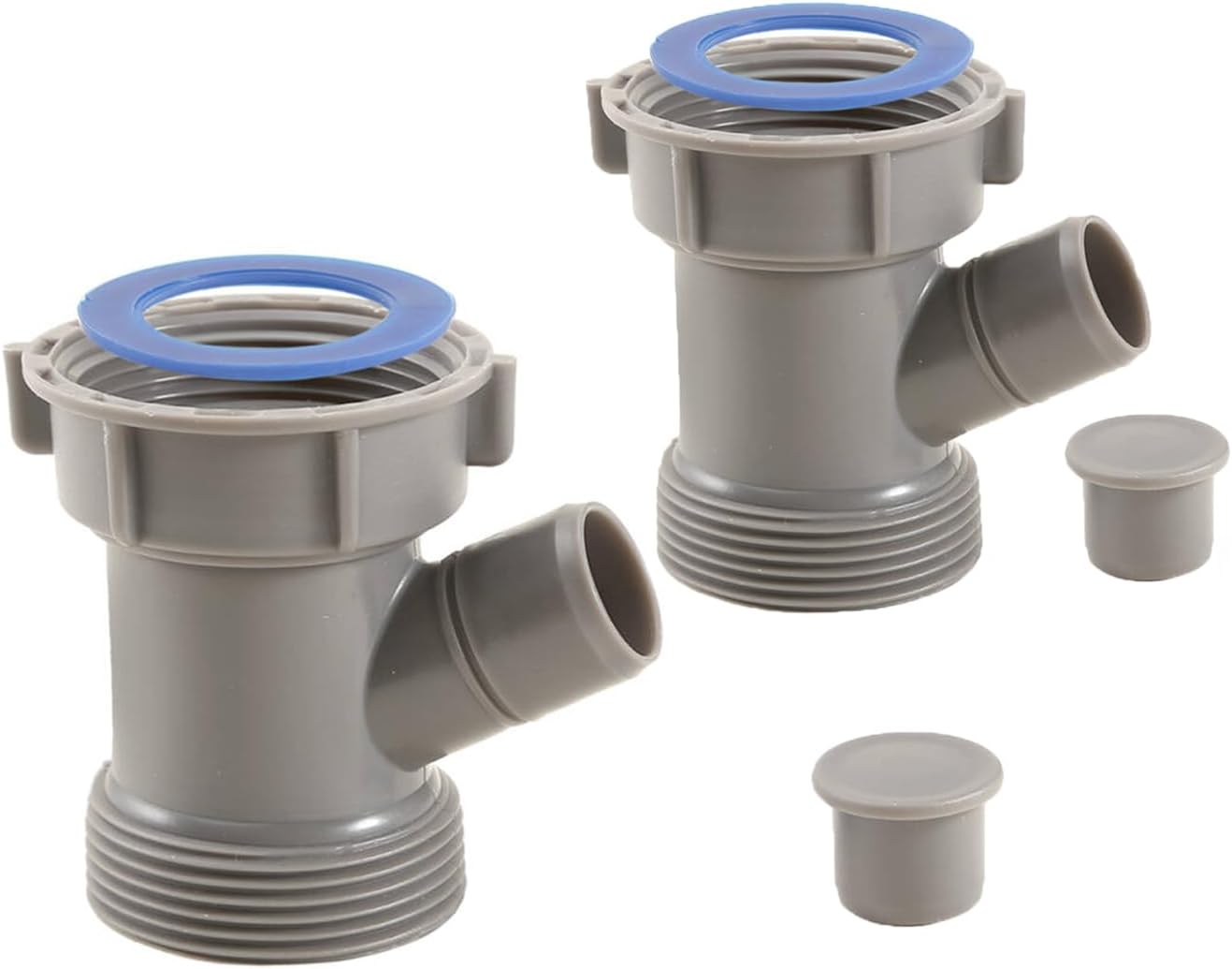 QruiLanTu1-1/2 Inch Dishwasher Kitchen Drain Pipe Hose Adapter Wye, Kitchen Sink Pipe Tee Adapter Dishwasher Tailpiece Y-Shaped Strainer Male Female Thread Fitting,with Dishwasher Input 1set