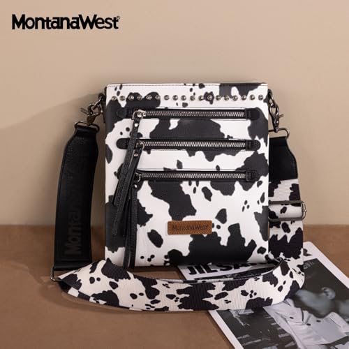 Image of Montana West Crossbody Bags for Women Multi Pocket Cross Body Bag Purses with Guitar Strap