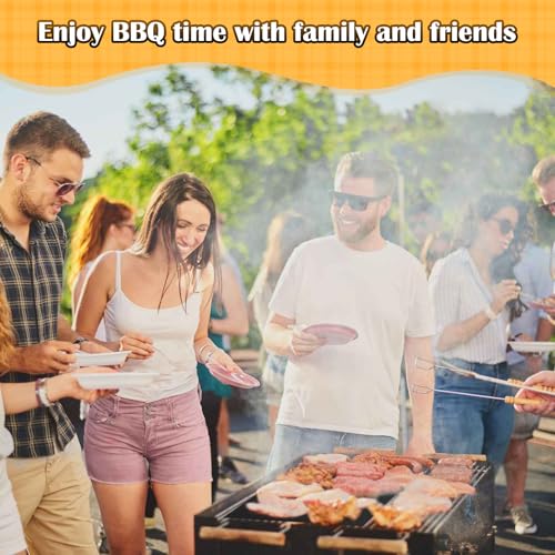 BBQ Grillmatte, 5er Set 40x30cm BBQ Grillmatte, Antihaft Grillmatten, Wiederverwendbar Grillmatte, Backmatte Backpapier, Grillmatten für Gasgrill, Dauerbackfolie für Gasgrill, Gas, Holzkohle, Backofen