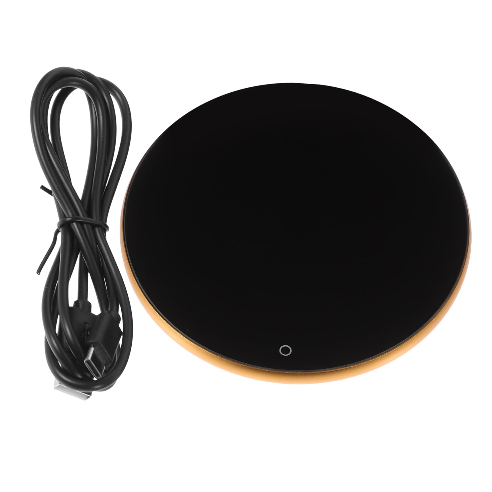 VINTORKY USB Coffee Mug Warmer Mat with Temperature Settings Desktop Heat Keeping Coaster for Cups Compact Design for Home Office Use
