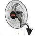 VEVOR Ventilateur mural industriel, 44,45 cm, ventilateur mural oscillant 4000 CFM, 3 vitesses, ventilateur commercial résidentiel pour refroidissement entrepôt, serre, atelier, patio, sous-sol, noir