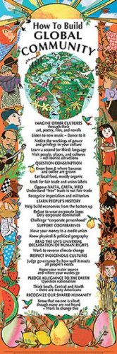 Image Conscious How to Build Global Community 12x36 Art Print Poster Image Conscious How to Build Global Community 12"x36" Art Print Poster