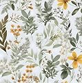 Green Leaf Wallpaper Peel and Stick, Vintage Floral Leaves Contact Paper 17.5" x 78.7", Botanical Vinyl Wall Paper Self Adhesive Removable Waterproof for Room Bedroom Shelves Cabinet Table Decor