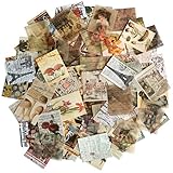 Vintage Style Journaling DIY Scrapbooking Material Paper 400pcs Floral Retro Old Time Memory Letter...