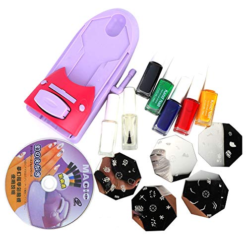 Taidda Máquina de Estampado de uñas, Impresora de Arte de uñas Kit de Impresora de Arte de uñas de Esmalte Compacto de… - Imagen 3