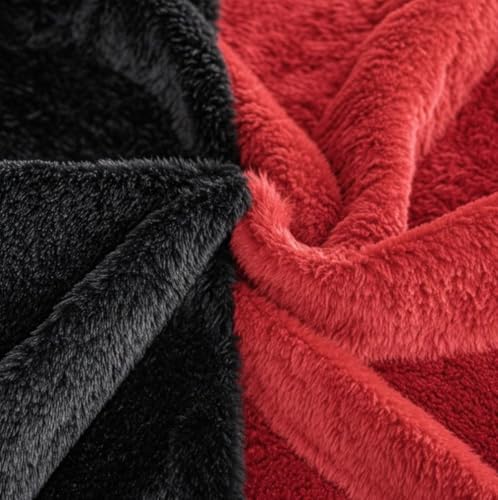 Image of Globlazer Gothic Corner Cat Tree Tower with Scratching Post for Indoor Cats, 51inch Goth Cat Condo Tower with Large Hammock, Fan-Shaped Padded Perch, Spacious Cat Cave, Hanging Basket, C51, Red Black