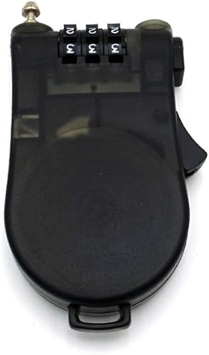 Miniatura 4 de Crysto Bloqueo de contraseña de cable retráctil de 3 pies