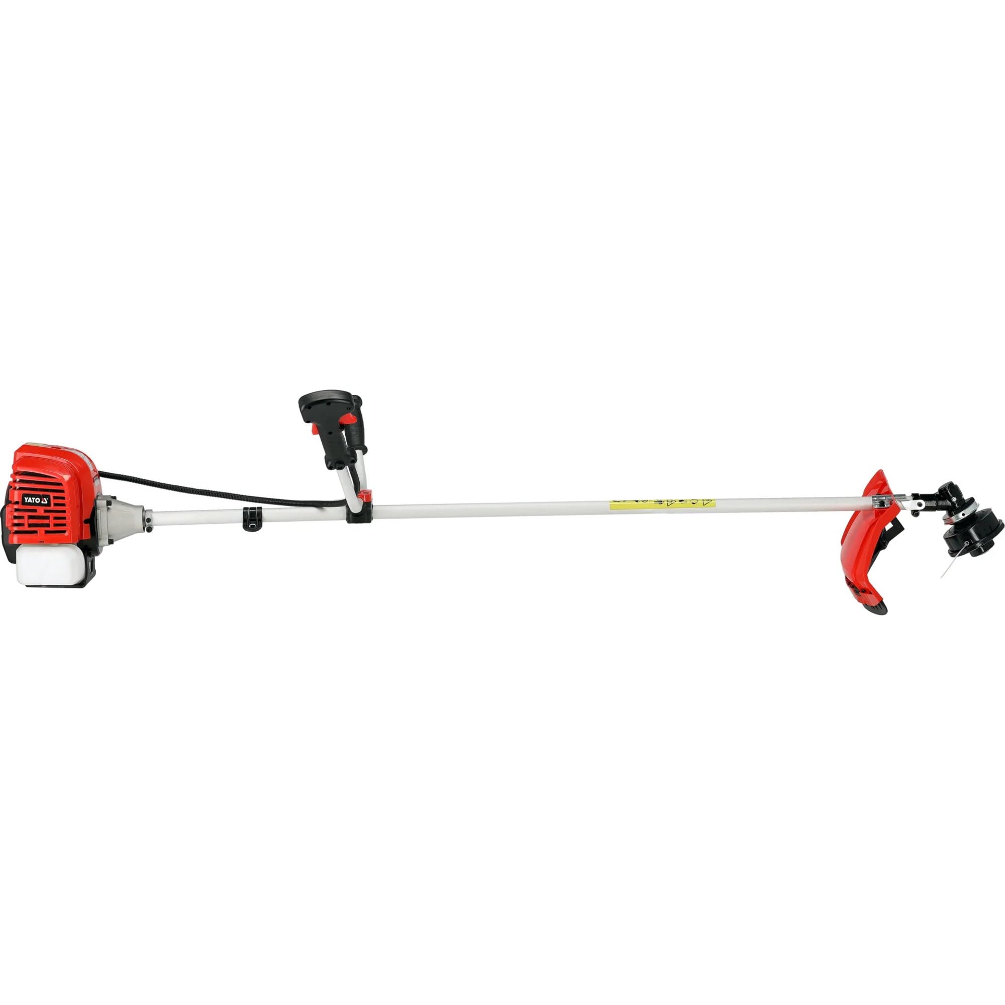 Desbrozadora de gasolina con amplio equipamiento, motor de 2 tiempos de 52 cm³, 1,45 kW de potencia, herramienta de corte resistente para jardín y cuidado de zonas verdes