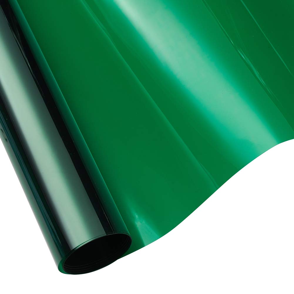 Film fenêtre isolant anti froid et anti UV vert statique