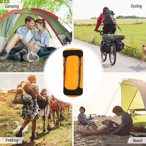 Sac de compression camping et randonnée avec cordon réglable 3 pièces