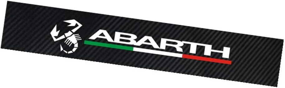 Amazon Xhuliwq 車のフロントガラスステッカー Abarthのフロントリアガラス3d車のスタイリングウィンドウステッカー装飾アクセサリー ステッカー デカール 車 バイク