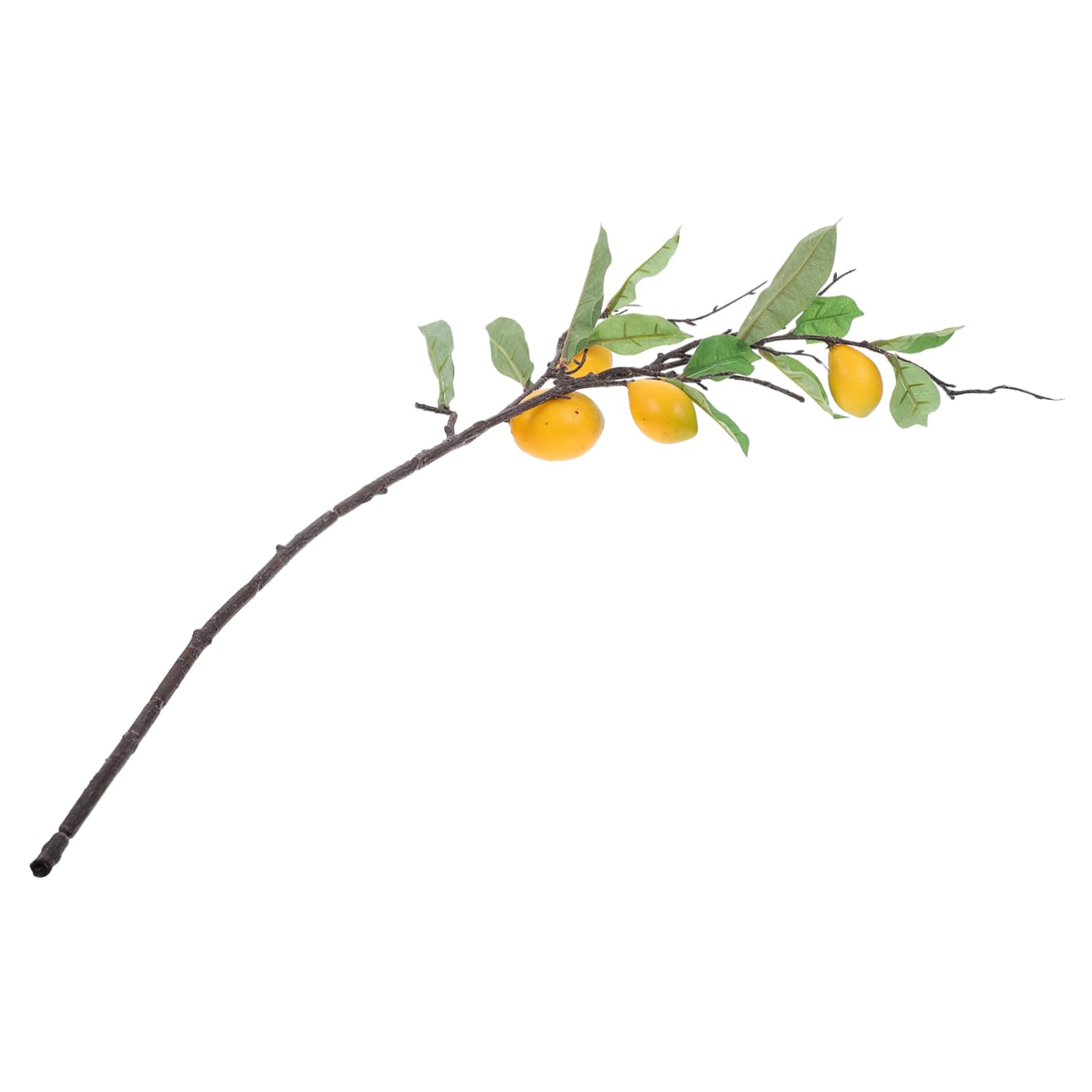 Alipis Artificial Lemon Branch Fake Lemon Branch Yellow Lemon Branch Lemon for Vase Decor Lemon Pick Lemon Tree Decoration Vase Filling Ornament Lemon Decorations for Kitchen