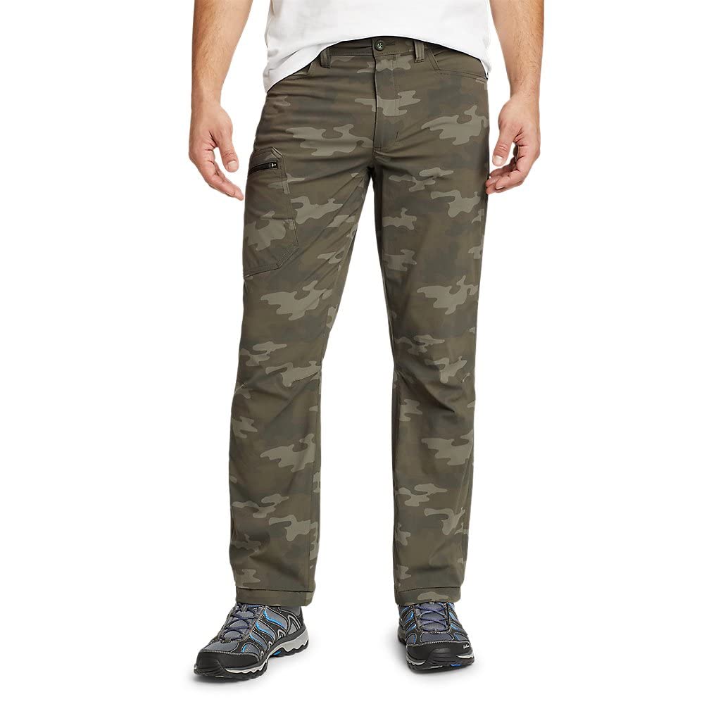 Eddie Bauer Men's Guide Pro Rainier Pants, Camo Rainier