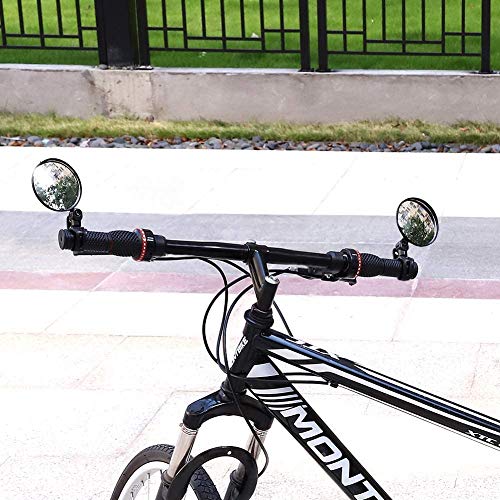 image for NO Bike Mirror,Bicycle mirrors for handlebars,360 Rotatable Handlebar 