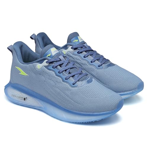 Image of ASIAN Men POWERPLAY-06 Running and Casual wear Running Shoes with Laces, Lightweight and Comfortable Shoes with Upper mesh Fabric and Crystal Cushion Technology for Men & Boys