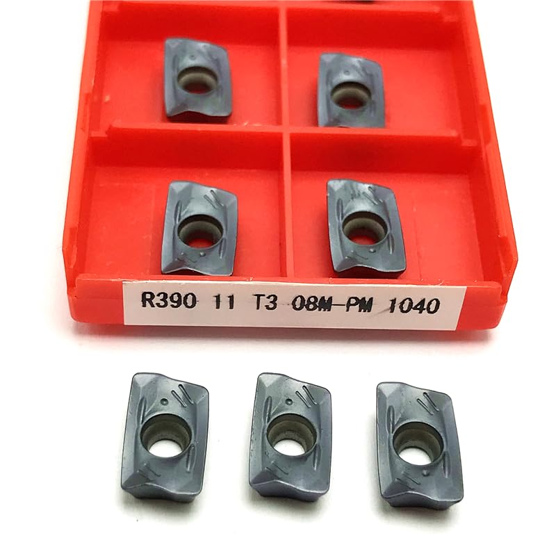 Herramientas de torno 10 piezas R390 11T308 PM para corte CNC miniatura 5