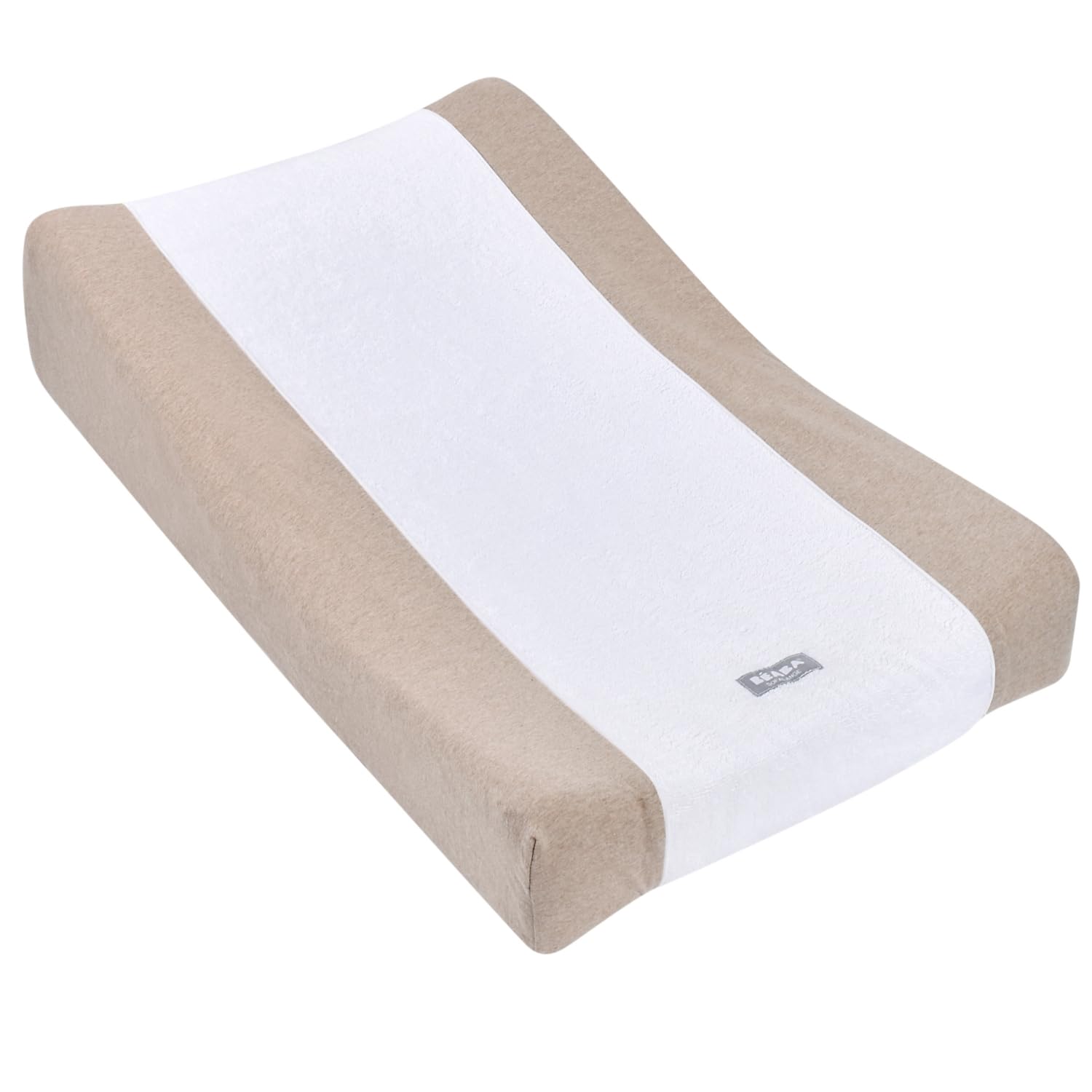 BÉABA, Sofalange Changing Mat Cover, 100% Cotton Honeycomb, Soft Terry Cloth, Absorbent Sheet, Optimal Comfort, Oekotex Certified Fabrics, Clay Soil