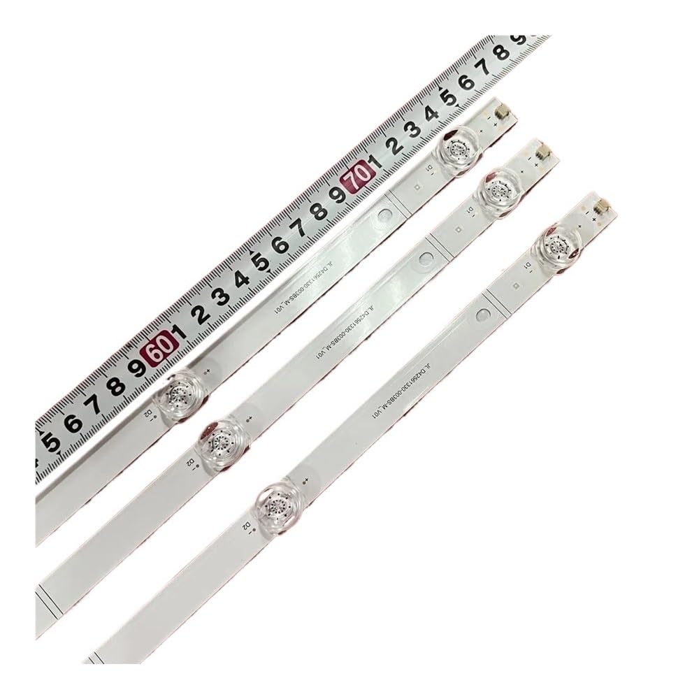 Bande LED Hisense 43A66G 43C350KE 43A6BG 43A6K 43A53FEVS 43A6GTUK 43A6B9TUK 43A63H 43A6CG 43A6GIL Barre Lumineuse Kit 3pcs