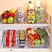 SimpleHouseware Refrigerator Storage Organizer Bins, Assorted Set of 6