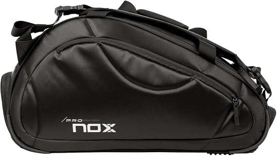 NOX Padel Bag PRO SERIES | Thermal ThermoTech Compartment | Large Capacity for 5 Rackets & Ventilated Shoe Pocket | Ergonomic Design with Backpack Straps | Padel Racket Bag for Men & Women