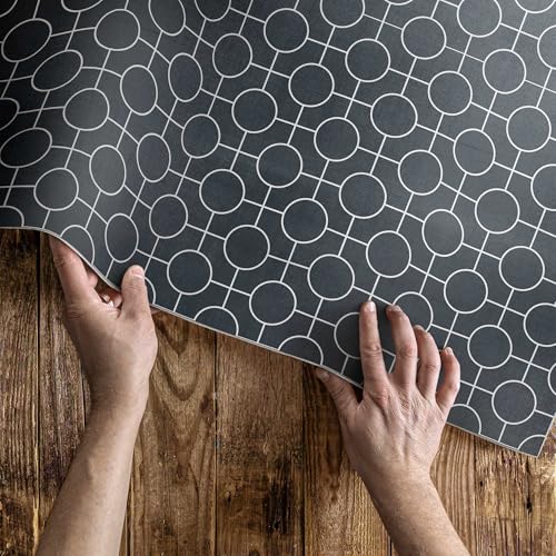Tapis en vinyle cuisine salon chambre 140x210 résistant Floorart