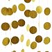 Glitter Gold Party Decorations Garland,Circle Paper Dots Hanging for Party decor 26 Feet Long