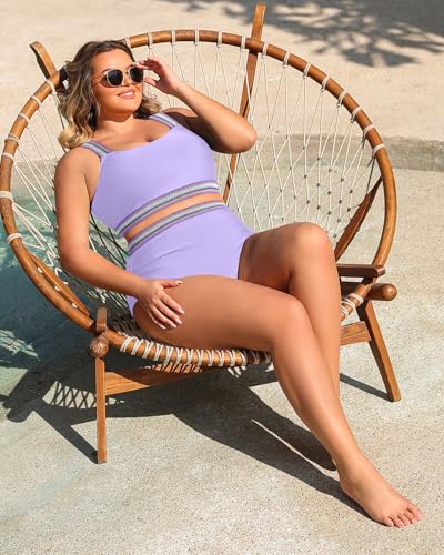 Image of Daci Women's Plus Size High Waisted Bikini Set