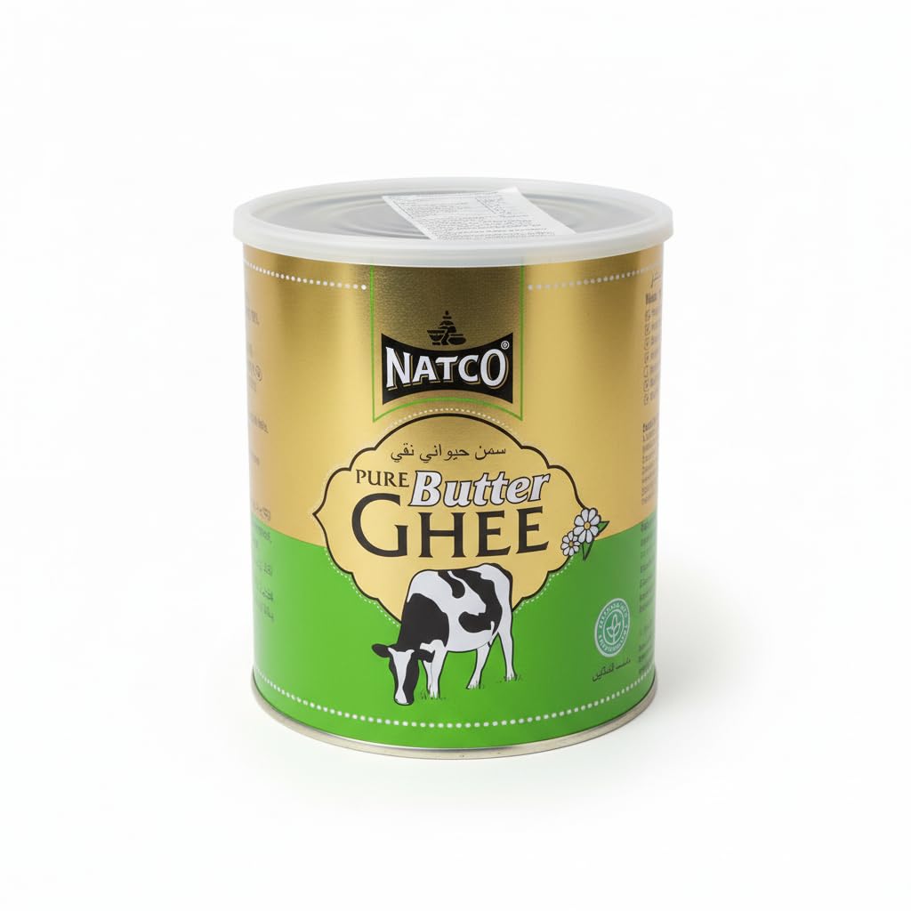 Natco Pure Butter Ghee Mantequilla Clarificada 2kg 100% Natural Sin Aditivos