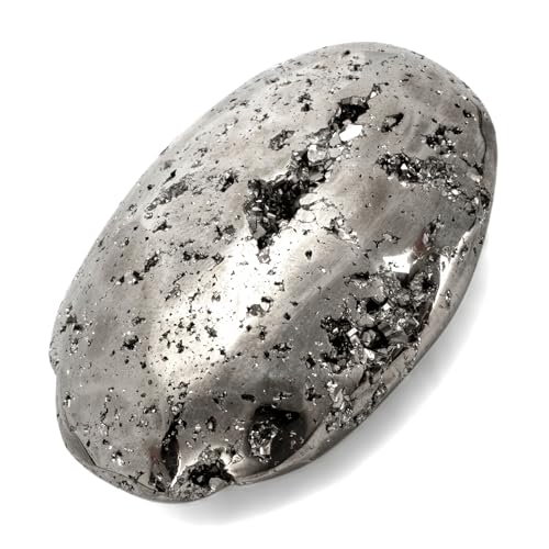 KALIFANO Pyrite Palm Stone - High Energy...