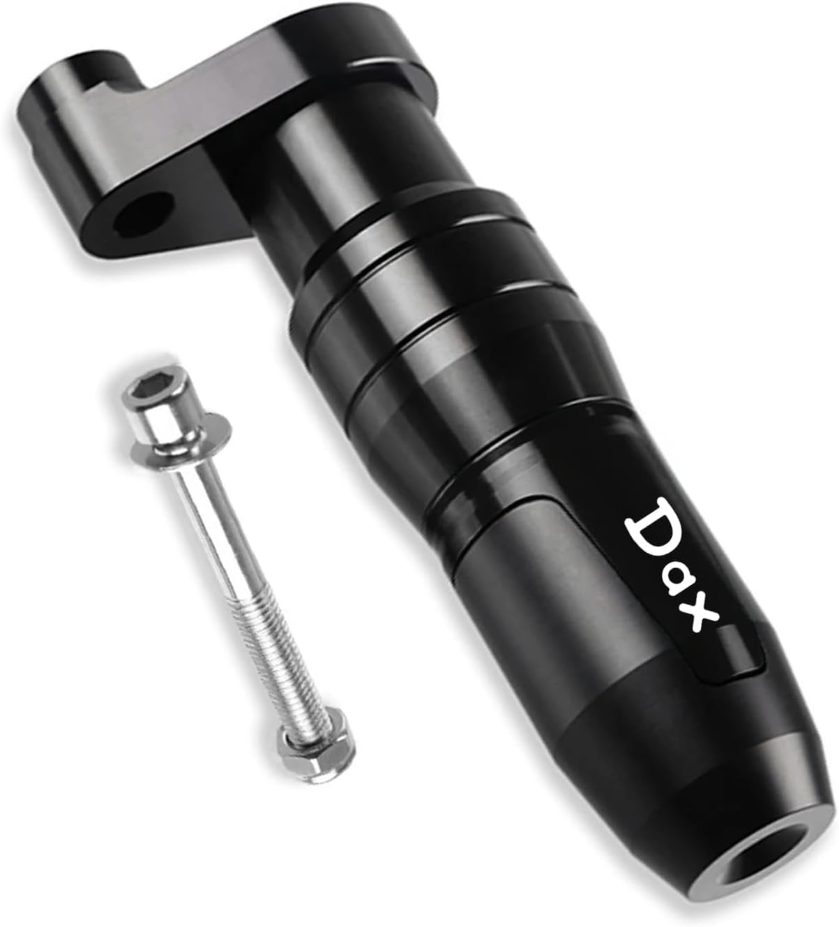 Suitable for DAX125 ST125 dax125 st125 2026 motorcycle modification accessories: exhaust pipe, anti-fall rubber rod, and guard bar. (Black)