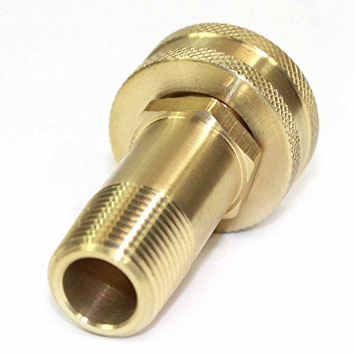 Interstate Pneumatics FGF106 3/4" GHT Female x 3/8" Male NPT Hose Fitting - Swivel image 5