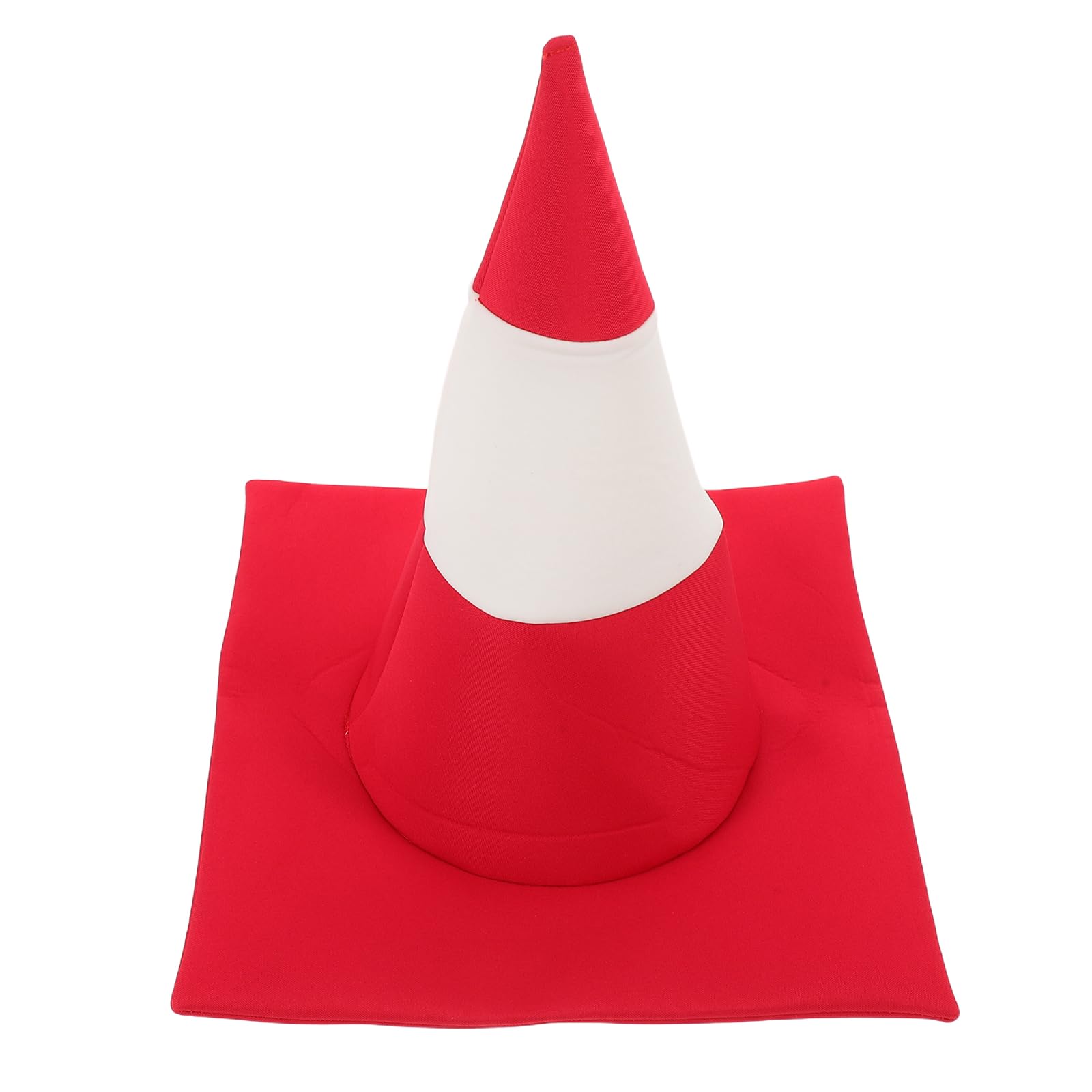 DOITOOL Cappello Cono Stradale Rosso per Costume Design Creativo in Cotone e Poliestere Resistente, per Festival e Foto di Gruppo Divertenti