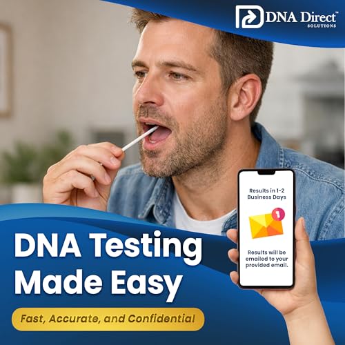 Image of DNA Direct - Reliable At-Home Paternity Test for Child and Father, Fast and Dependable Paternity Test Results in 1-2 Days, All Lab Fees and USPS Return Included