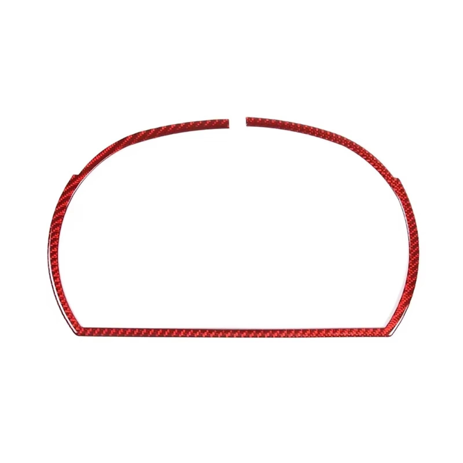 Trim Sticker Accessories Car Dashboard Decorative Frame Sticker for BMW 3 Series E90 2005 2006 2007 2008 2009 2010 2011 2012 Car Interior Decoration(Red Carbon fibe)