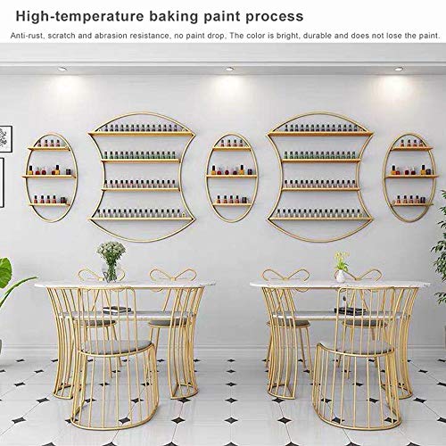 Metall Wandmontage Nagellack Regal und Rack für ätherische Öle, verwendet in Nagelstudio, Schönheitssalon Home Parfüm… – Bild 5
