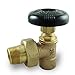 Plumbers Overstock UV35304 Bronze Hot Water Radiator Angle Valve, 3/4